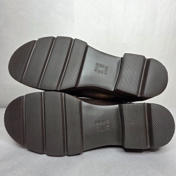 NWT Naturalizer Desmond Kiltie Bronze Lug Sole Leather Loafers - Picture 4 of 8